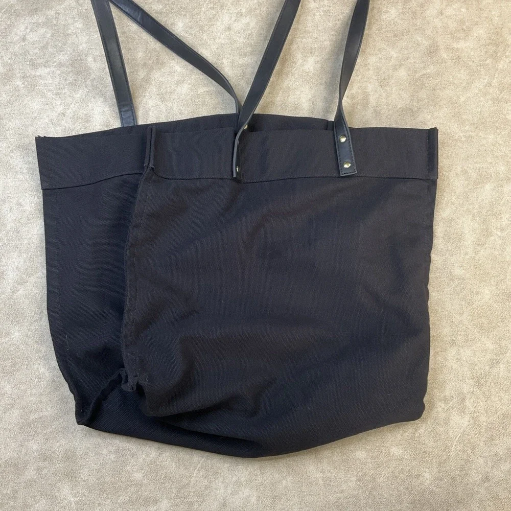 Lauren Ralph Lauren Tote Bag Handbag Shopper Fragrance Black 14.5x13.5 - Picture 6 of 9